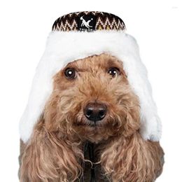 Dog Apparel Cat Hats Pet Winter Warm Hat With Adjustable Elastic Band Breathable Headwear For Cats Windproof Small Medium Large