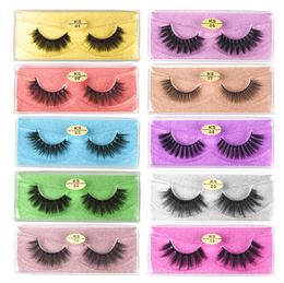 3D Mink Eyelashes Whole 10 styles 3d Mink Lashes Natural Thick Fake Eyelashes Makeup False Lashes Extension In Bulk4948532
