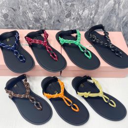 Designer women's sandals woven rope and traditional casual gladiator fashion genuine leather women's shoes casual beach women's sandals