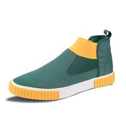 Boots Cheap Canvas Shoes for Men Green Plaid Flat Shoes Men Breathable Casual Shoes Men Vulcanized Sneakers Espadrilles Zapatos Hombre