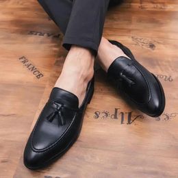 Dress Shoes Korean Style Men's Casual Derby Breathable British Luxury Italian