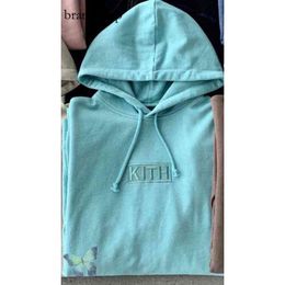 2024 Kith Fashion Brand Designer Embroidery Kith Hoodie Sweat Shirts Men Women Box Hooded Sweatshirt Quality Inside Tag Favourite the New Listing Best 6053