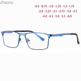 Sunglasses Mens square frame glasses Myopia prescription glasses Womens Polarised sunglasses Photochromic glasses -0.5-1.0-2.0 to -6.0XW