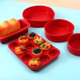 Moulds FAIS DU Silicone Baking Pan For Pastry Mould For Baking Silicone Moulds Pastry Muffin Round Rectangle Bakery Silicone Mould