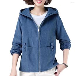 Women's Jackets 2024 Hooded Windbreaker Famale Basic Coat Zipper Lightweight Jacket Outwear Women Clothing
