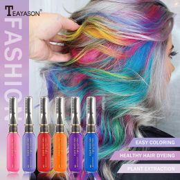 Color TEAYASON 13 Color Disposable Hair Dye Easy To Wash Popular Color Hair Dye Cream Sexy Disposable Hair Dye Holiday Party Cosmetics