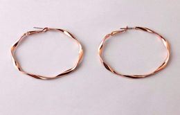 FashionNew Large Brass Circle Hoop Earrings Christmas Gifts for Girls and Ladies Big ed Round Hoops Boutique Jewellery 59614105