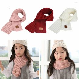 Scarves Winter Outdoor Soft Warm Kids Scarf Neck Warmer Knitted