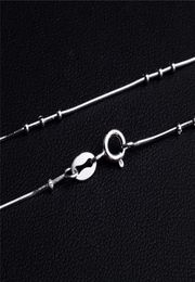 Real 925 Sterling Silver Chain with Little Ball Beads Jewellery Necklace Chains for women girls9863915