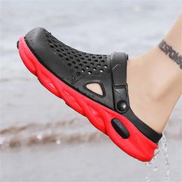 Slippers Size 40 Extra Large Sizes Men Elegant Low Heel Sandals Luxury Sneakers Shoes Cool Sports Aestthic Upper Athletic