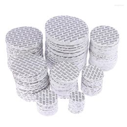 Storage Bottles 200Pcs Self-adhesive Foam Pressure Sensitive Seal Cap Lining Tamper Resistant Seals Liner For Cosmetic Jar Bottle Pot