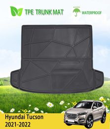 TPE Car Rear Boot Cargo Liner Floor Mat Trunk Tray Fit for Hyundai Tucson 202120226201784