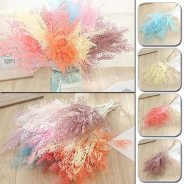 Decorative Flowers Artificial Fog Flower Misty Grass Hangin Plants Vine Wedding Arrangement Material Landscaping Home Decoration Po Props