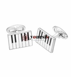 Yoursfs 6 PairsSet Men Lined Cuff links Fashion Triangle Ruler Tools Piano Vintage Pattern3466951