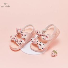 Boots DB2222606 Dave Bella summer fashion baby girls bow appliques shoes cute children girl brand shoes