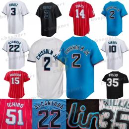 New Custom Baseball Jersey 8 Andre Dawson 2 Jazz Chisholm Jr. Jersey 22 Sandy Alcantara Miguel Rojas 16 Jose Fernandez 12 Jorge Soler 5 Jon Berti 15 Brian Anderson