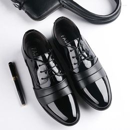 Casual Shoes Men Formal 2024 Leather Luxury Fashion Groom Wedding Oxford Plus Size 38-48