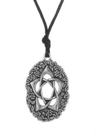 L11 Star Rose Pentacle of the Goddess Penram Wiccan Jewellery Pewter Pendant Necklace4937532