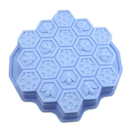 Moulds Honeycomb Silicone Moulds Handmade Fondant Chocolate Baking Ice Cube Cake Bee Mould Candles Soap Resin Mould Cake Decorating Tools