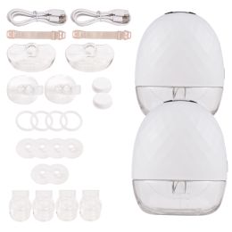 Enhancer New Upgrades Wearable Breast Pump Hands Free Electric Portable Wearable Breast Pumps BPAfree Breastfeeding Milk Collector