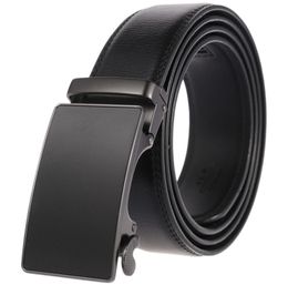 Fashion Belt Real leather black belts for men automatic buckle belts 110130cm strap 168513982