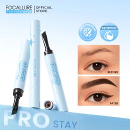 Enhancers FOCALLURE 3D Eyebrow Gel Cream 2 In 1 Eyeliner Pencil 3 Colors Waterproof Longlasting Eyebrow Pomade Enhancers Makeup Cosmetics