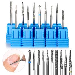 Bits 1pc Tungsten Carbide Nail Drill Bits Milling Cutter Burr For Manicure Pedicure Nail Files Buffer Remove Dead Skin Nail Accessory