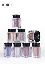 UCANBE 8 PcsSet Shimmer Eyeshadow Powder Makeup Set Glitter Pigment Eyes Shadow Loose Powder Waterproof Nude Eye Cosmetic1040859