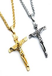 Pendant Necklaces Crucifix Clear Necklace For Men Women Prayer Jesus Snail Link Chain Wholesale Jewelry2840976