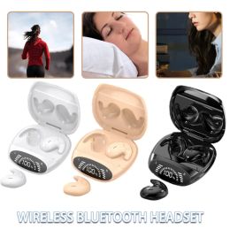 Headphones Invisible Sleep Wireless bluetoothcompatible Earphone Double Noise Cancelling Headphone Black/Skin/White Optional Color