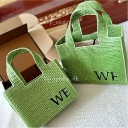 Loewew Bag Straw Tote Bag Designer Bag Loeweee Women's Handbag Luxury Set Embroidered Shopping Bag Grass Woven Vegetable Basket French S 8532