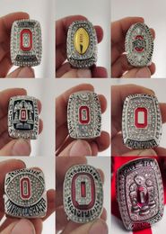 9PCS Ohio State Buckeyes National Championship Ring Set solid Men Fan Brithday Gift Wholesale 2020 Drop Shipping6764230