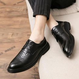 Dress Shoes Business Formal Wear Leather Casual Labour Protection Work Office Social Derby British Men