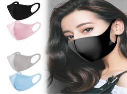 In Stock Anti Dust Face Mouth Cover Adult Children PM25 Designer Mask Respirator Dustproof Washable Reusable Ice Silk Designer M1539075