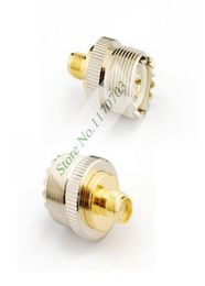 50 pcs RF coaxial coax adapter SMA female to UHF female SO239 SO239 Connector4189033