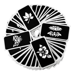 Tattoo Transfer 10pcs/20pcs Tattoo Sticker Popular Small Tattoo Stickers Henna Stencils Body Painting Stencil Paper Tattoo Temporary Waterproof 240426