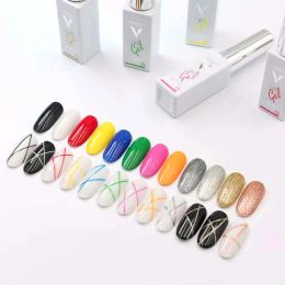 Gel VINIMAY 12 Color/Set Draw Line Gel Nail Art Gel Nail Polish Nail UV Gel Varnish Soak Off Gelpolish Gel Varnish Lacque Primer