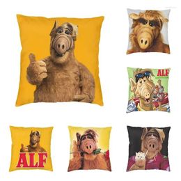 Pillow Alf Thumbs Up Cover Sofa Living Room Alien Life Form Sci Fi Tv Show Square Throw Case 45x45