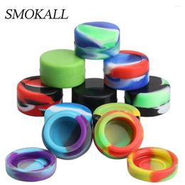 Storage Bottles 50Pcs Silicone Jar 7ml Nonstick Container Bottle Face Cream Jars Cosmetic Makeup Oil Box Home Case Accessories