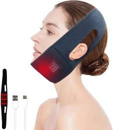 Red light therapy Infrared Therapy Home Use Neck Belt Wearable Laser Lipo Pain Relief Wrap for Chin 240424