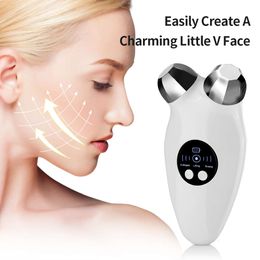 V-face Micro-current Beauty Device EMS Facial Firming and Lifting Massager Vibration Massage Skin Cleaning Care Face Anti Ageing