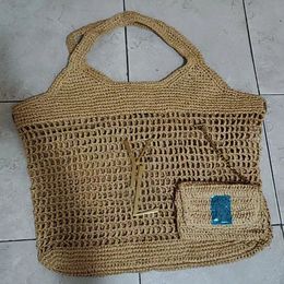 Tote bag Designer bag women's handbag luxury set embroidered shopping bag grass woven basket French style shoulder bag crossbody bag beach bag CUD2404275-13