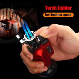 Torch Lighter Multifunctional Single and Double Three or Four Straight Lighter Round / Six Corners Lighters for Outdoor BBQ