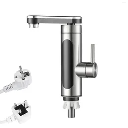 Bathroom Sink Faucets Electric Water Faucet Cold And Tap Instant Rapid Heating 360 Degree Rotating