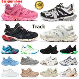 Track rastrear sapatos de luxo masculino feminino tênis 3 3.0 sapatos aaa triplo branco preto tess.s.Treinador de couro Gomma Nylon Platform Sneakers Shoes Tamanho 35-45
