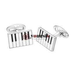 Yoursfs 6 PairsSet Men Lined Cuff links Fashion Triangle Ruler Tools Piano Vintage Pattern9436563