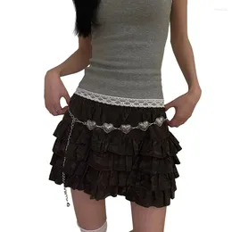 Belts Metallic Love Heart Chain Belt Female Waist Girl Skirt Decors