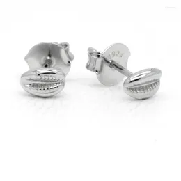 Stud Earrings Sea Shell For Women Girls 925 Sterling Silver Summer Beach Simple Cute Female Boho Jewellery Gfit