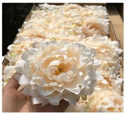 50Pcs Artificial Flowers Silk Peony Flower Heads Wedding Party Decoration Supplies Simulation Fake Flower Head Home Decorations Fl3356542