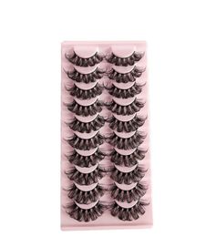 Eyelashes Russian Curl Pink Tray Eye Lashes Faux Mink Lash Extension Natural Long Fake Eyelash Make Up Tools5252320